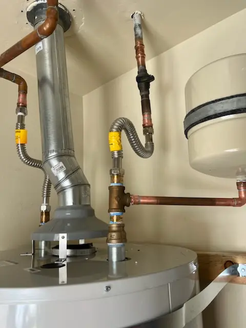 Water heater installation and plumbing repair in Marshall